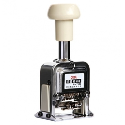 得力 六位數(shù)打號機打碼器